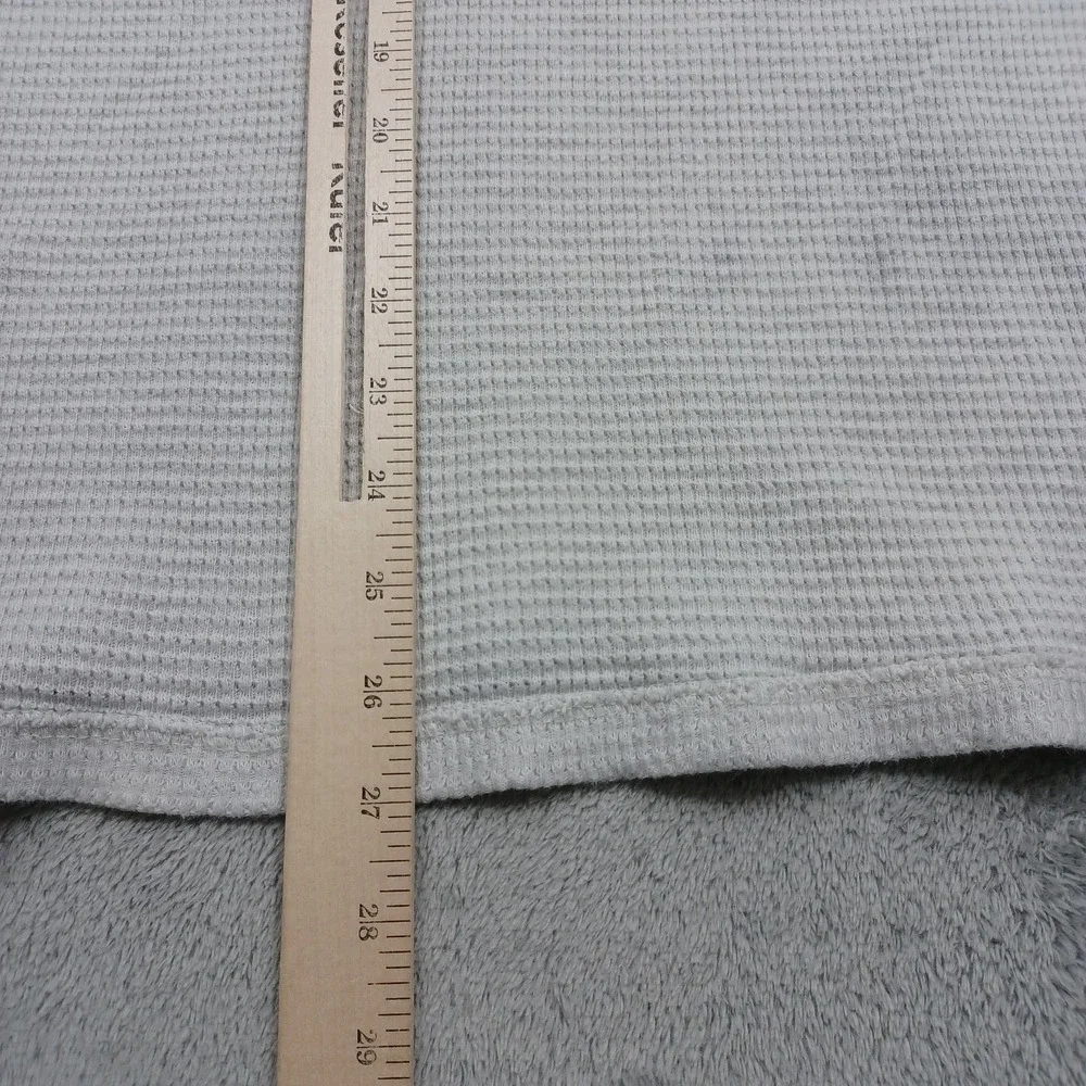 Vintage Polo Ralph Lauren Sweater Mens XL Gray Waffle Knit Hoodie Pullover